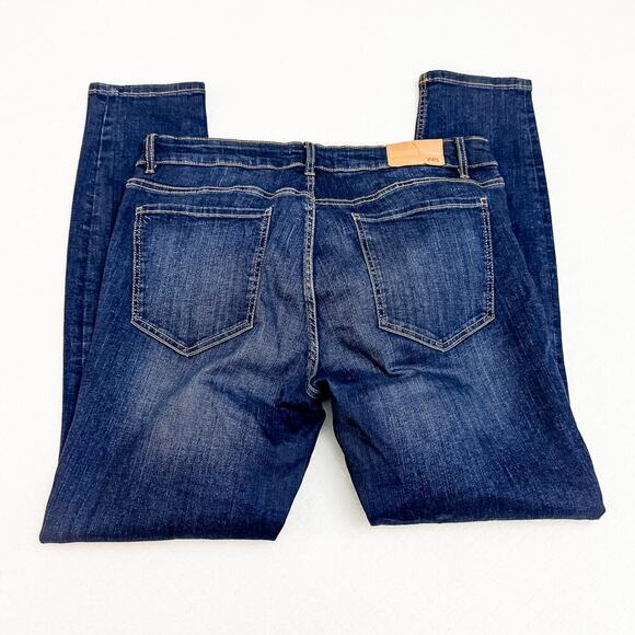Zara Skinny Dark Wash Stretch Denim Jeans Size 10 - Picture 7 of 8